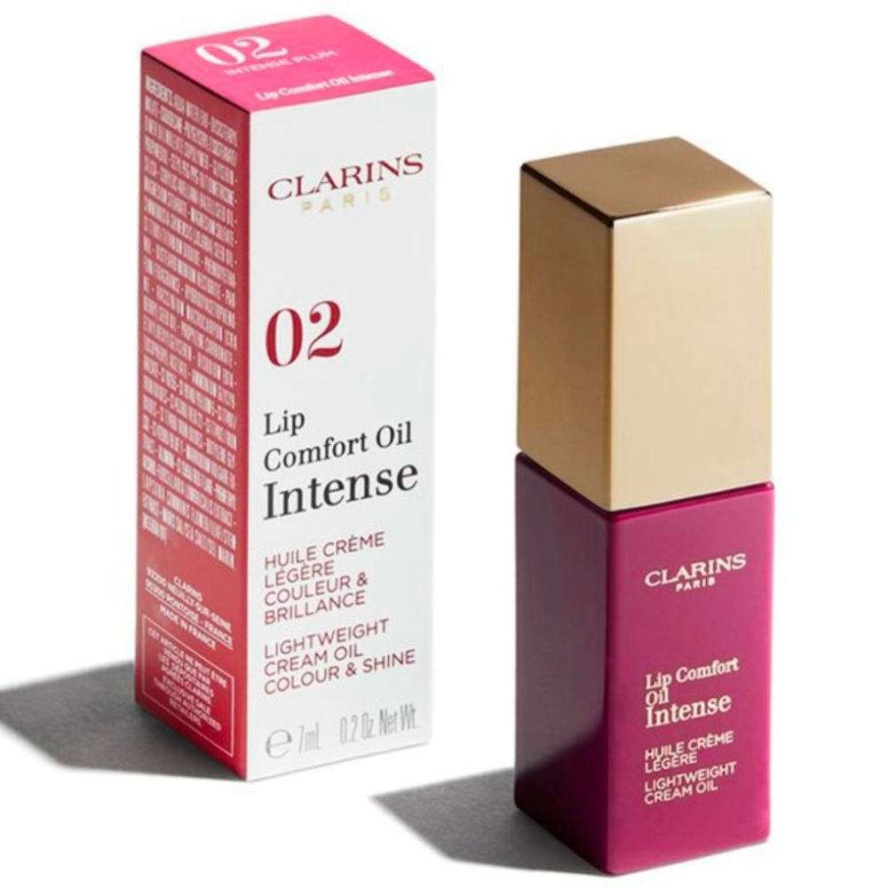 CLARINS
Lip Comfort Oil Intense - 02 Intense Plum